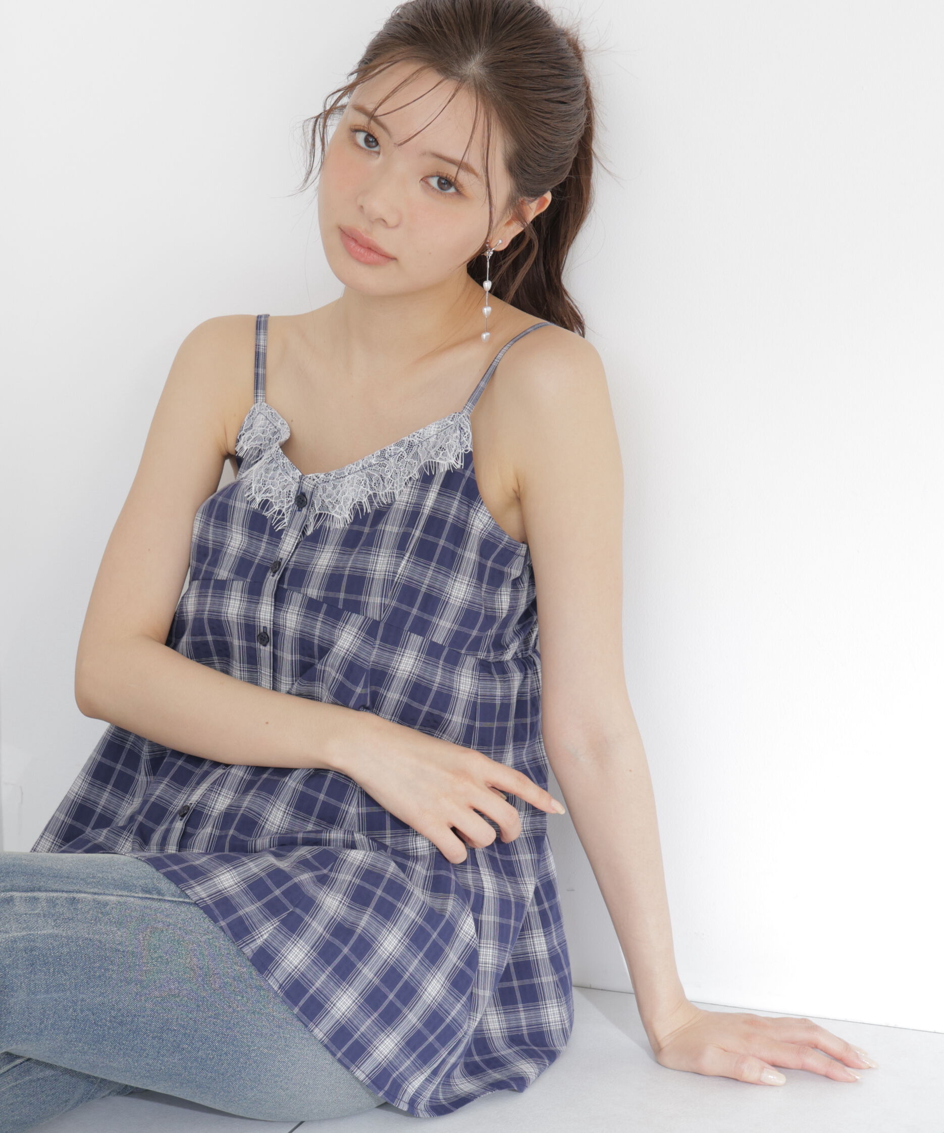 PROPORTION BODY DRESSING「＜a/mie＞レイヤードキャミソールビスチェ」|シャツ・ブラウス|