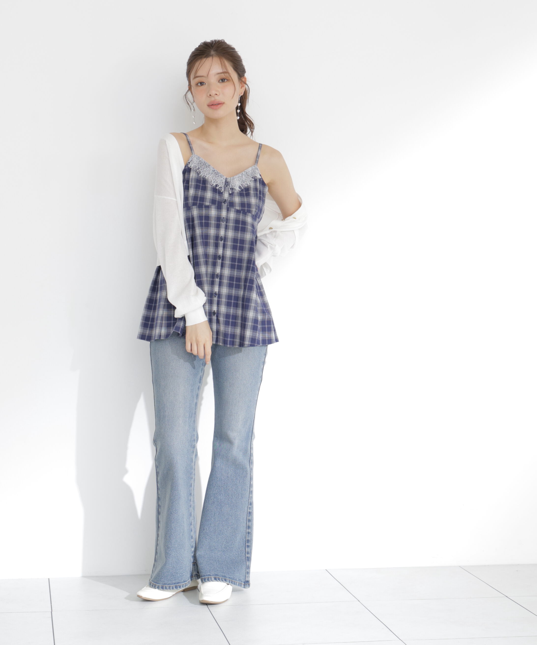 PROPORTION BODY DRESSING「＜a/mie＞レイヤードキャミソールビスチェ」|シャツ・ブラウス|