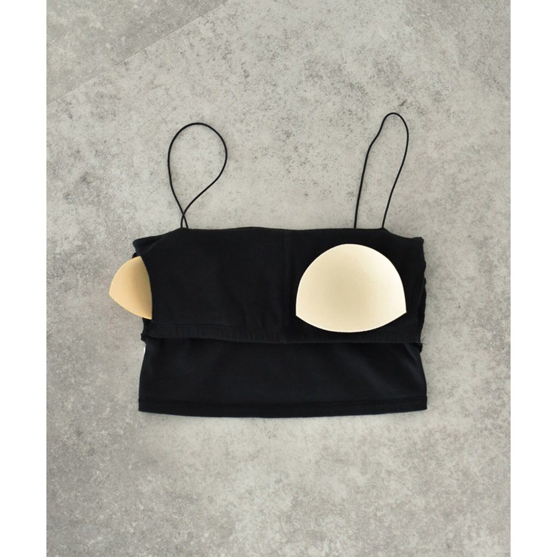 CODE A「【Re】【Cup-in】bandeau bra short top」|チューブトップ|