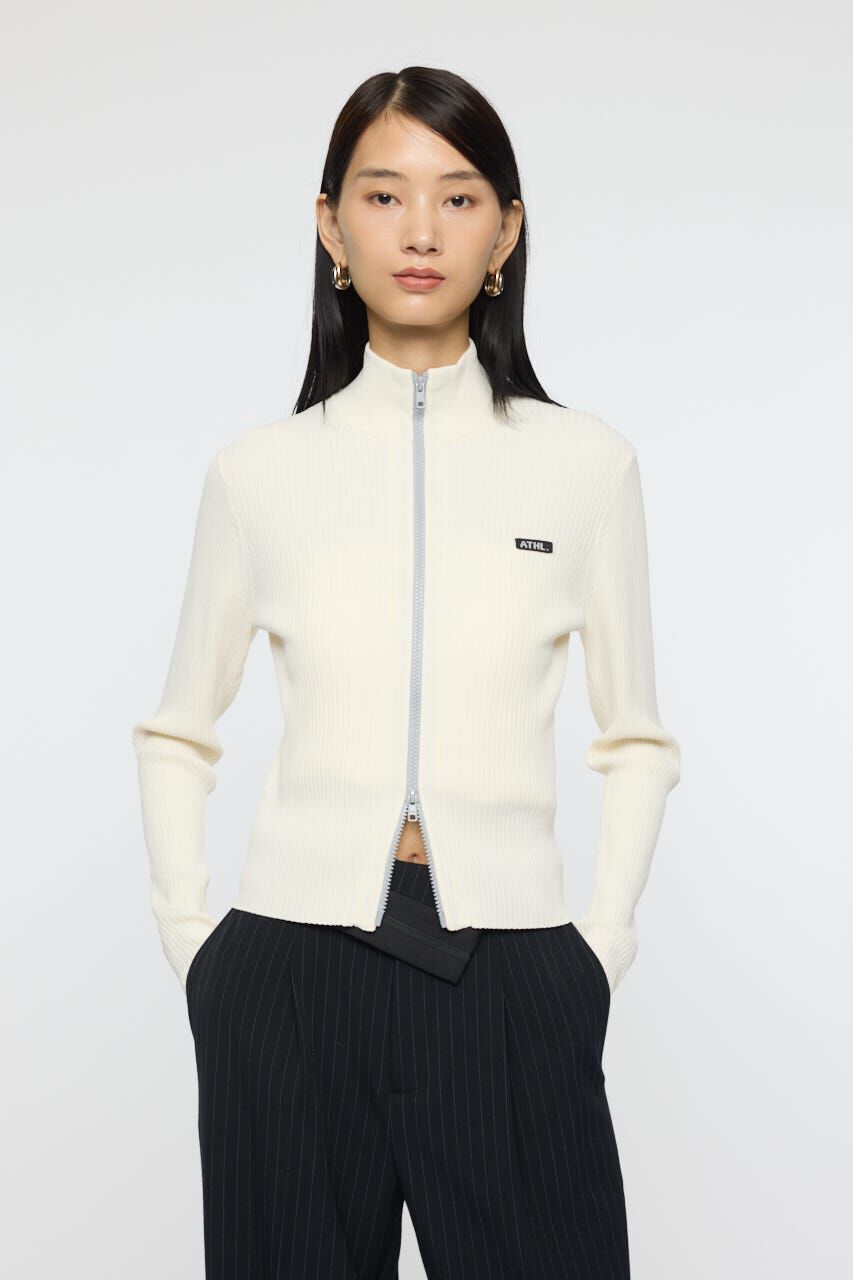 MOUSSY「BI COLOR MIDDLE NECKトップス」|ニット・セーター|IVOY3
