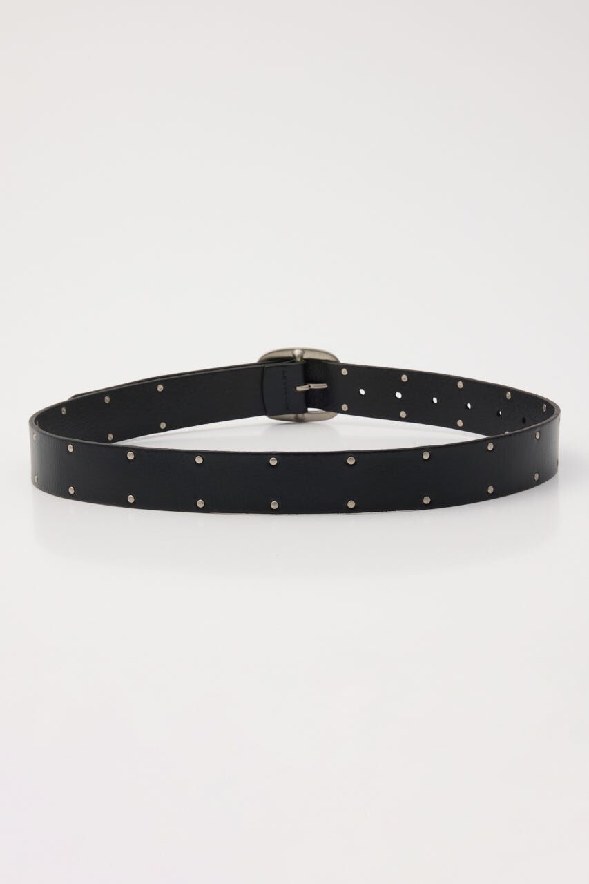 MOUSSY「DOUBLE STUDS LEATHER ベルト」|ベルト|