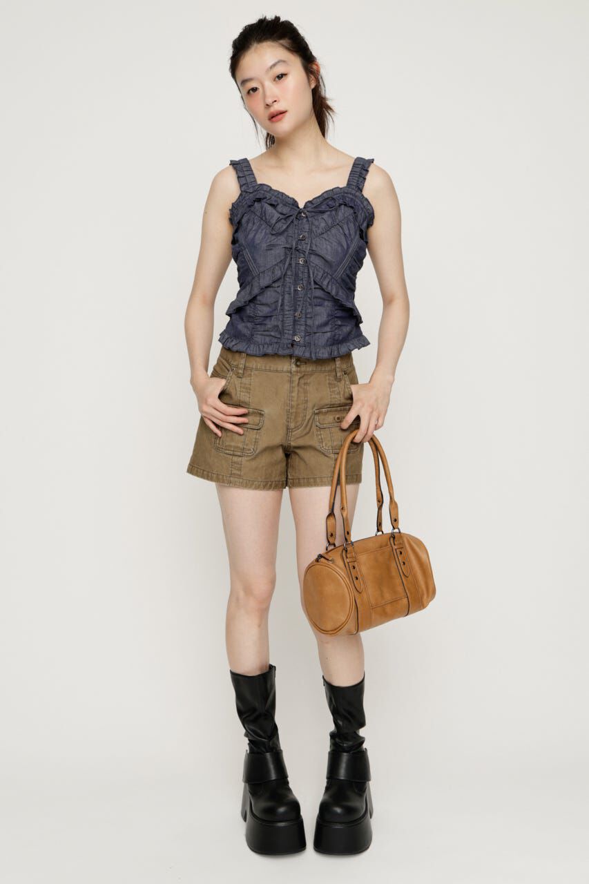 SLY「DUNGAREE SQUEEZE CAMI ブラウス」|キャミソール|