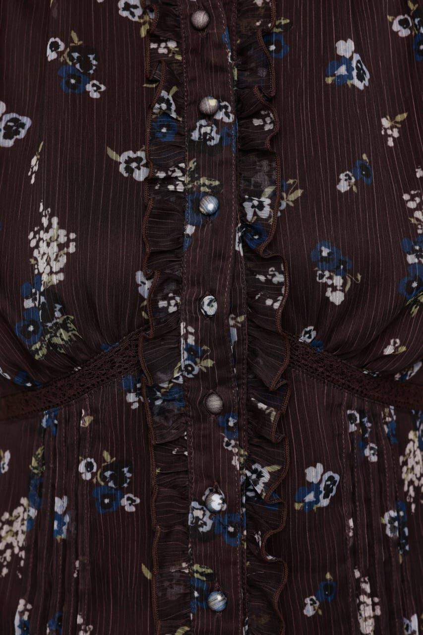 SLY「GATHER FRILL H／N PUFF ブラウス」|シャツ・ブラウス|