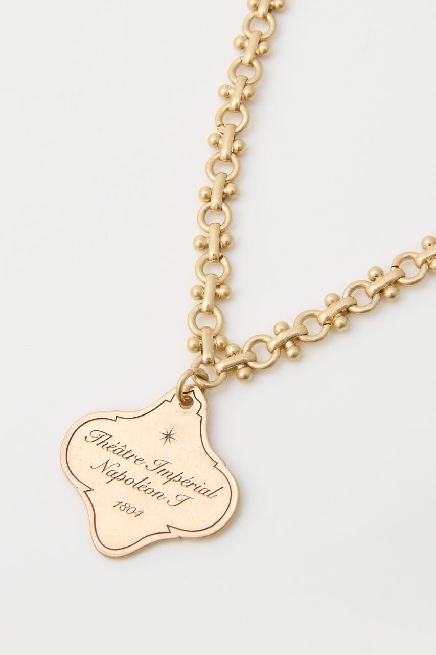 SLY「PLATE MOTIF 2P ネックレス」|ネックレス|