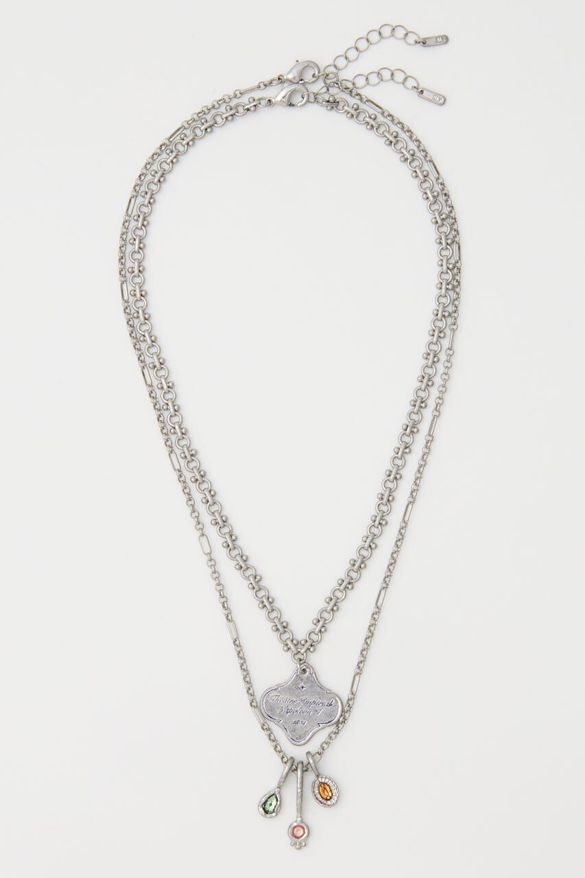 SLY「PLATE MOTIF 2P ネックレス」|ネックレス|
