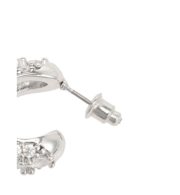 LAGUNAMOON「ビジューフープピアス」|ピアス|