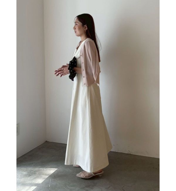 LAGUNAMOON「2WAYラメシアーニットカーディガン」|カーディガン|