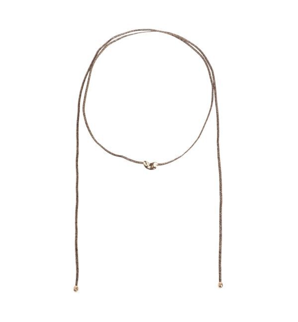 LAGUNAMOON「ビーンズフォルムラメチョーカー」|ネックレス|