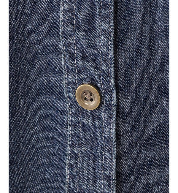 ikka kids「【親子コーデ】フェイクスエード／デニムシャウター（110~160cm）」|シャツ・ブラウス|