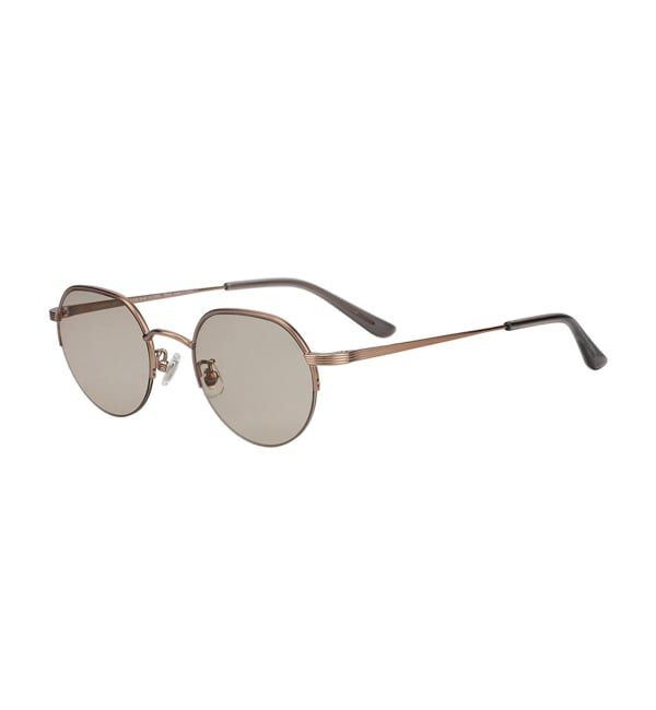  「SUNCUTGlasses/UV100%CUT サングラス カラーレンズ メタルフレーム UVカット 紫外線対策 Zoff」|サングラス|