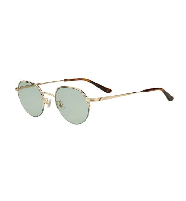  「SUNCUTGlasses/UV100%CUT サングラス カラーレンズ メタルフレーム UVカット 紫外線対策 Zoff」|サングラス|