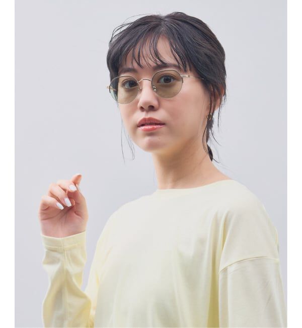  「SUNCUTGlasses/UV100%CUT サングラス カラーレンズ メタルフレーム UVカット 紫外線対策 Zoff」|サングラス|