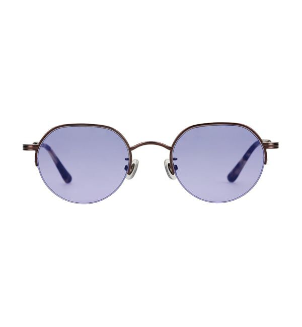  「SUNCUTGlasses/UV100%CUT サングラス カラーレンズ メタルフレーム UVカット 紫外線対策 Zoff」|サングラス|
