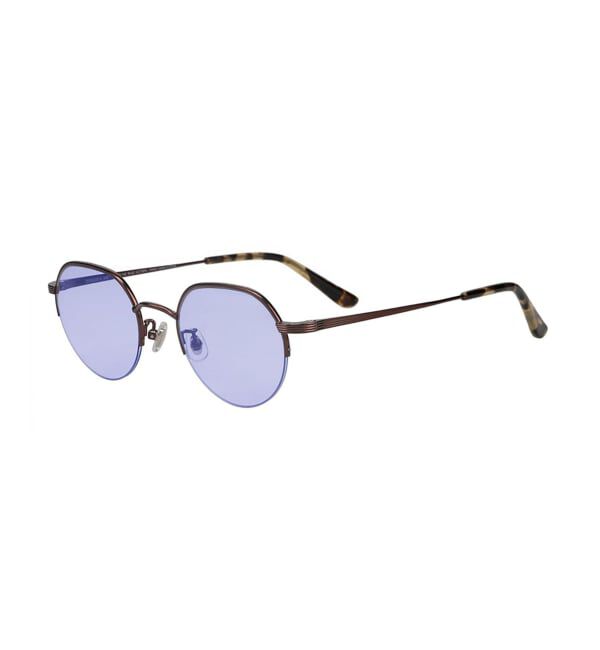  「SUNCUTGlasses/UV100%CUT サングラス カラーレンズ メタルフレーム UVカット 紫外線対策 Zoff」|サングラス|