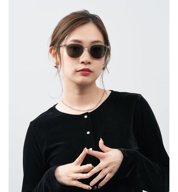  「WEB限定 SUNCUTGlasses/UV100％CUT ボストン型 パーソナルカラーサングラス | イエベ ブルべ」|サングラス|