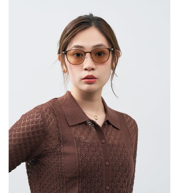  「WEB限定 SUNCUTGlasses/UV100％CUT ボストン型 パーソナルカラーサングラス | イエベ ブルべ」|サングラス|