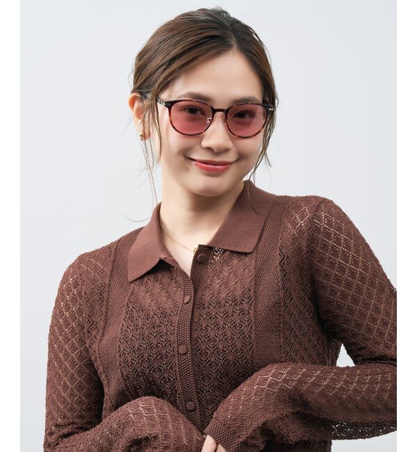  「WEB限定 SUNCUTGlasses/UV100％CUT ボストン型 パーソナルカラーサングラス | イエベ ブルべ」|サングラス|