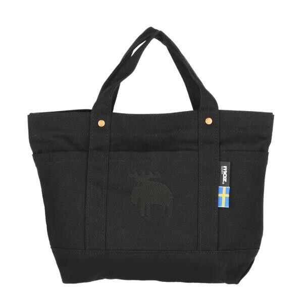 moz「moz バッグ トート 通販 トートバッグ 小さめ レディース メンズ 布 キャンバス 帆布」|トートバッグ|ブラック1
