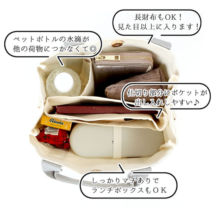 BACKYARD FAMILY「トートバッグ 2way キャンバス 通販 ランチバッグ おしゃれ ミニトートバッグ キャンバス」|食器・キッチングッズ|
