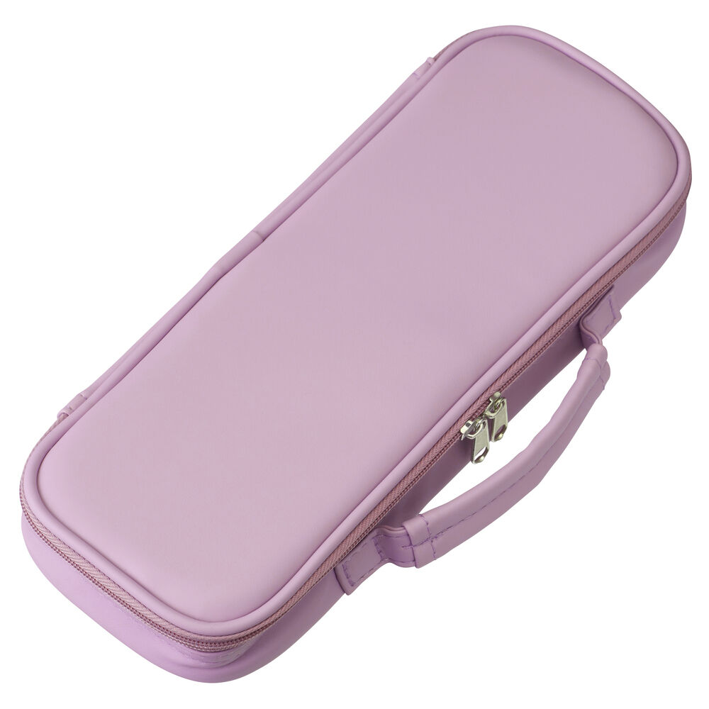 BACKYARD FAMILY「ペンケース 大容量 通販 コンパクト 合皮 軽量 筆入れ 筆入 筆箱 収納力 ペンホルダー 文具」|ステーショナリー|パープル1