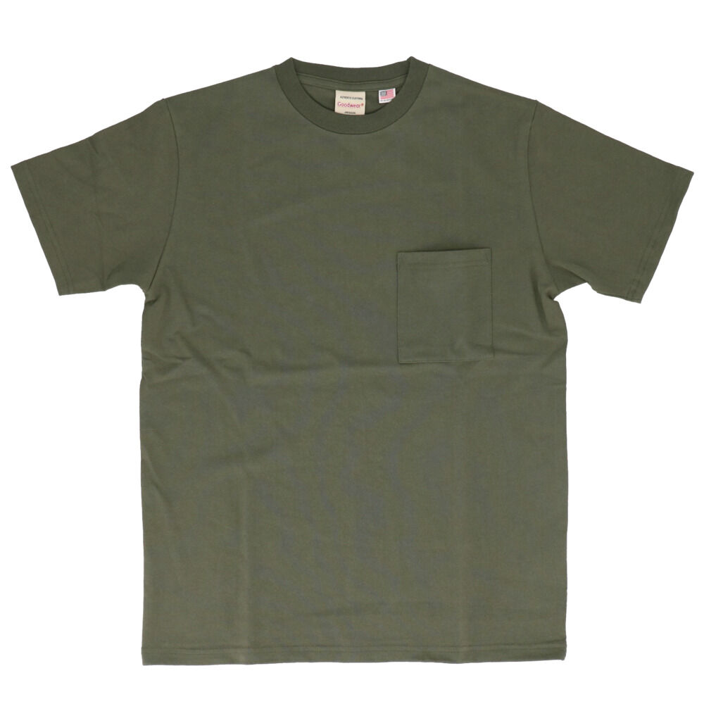 BACKYARD FAMILY「半袖Tシャツ メンズ 通販 グッドウェア Tシャツ メンズ 半袖 Goodwear」|Tシャツ・カットソー|グリーン1