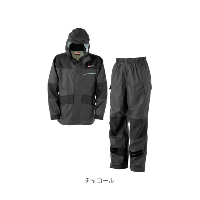 BACKYARD FAMILY「レインコート メンズ 上下 通販 自転車 カジメイク Kajimeiku KM-001 仕事合羽」|レインコート|