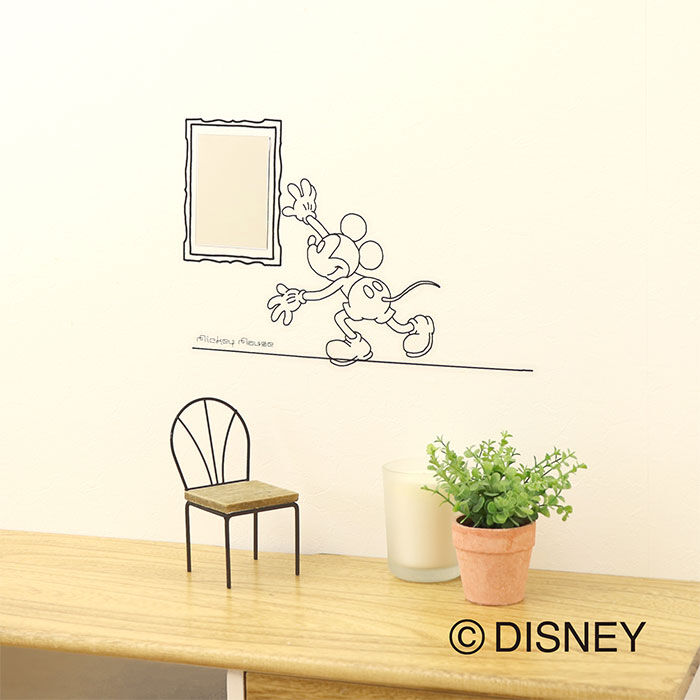 BACKYARD FAMILY「壁掛けミラー ウォールミラー 通販 ディズニー グッズ 鏡 壁 貼る ミラーストーリー」|ミラー|
