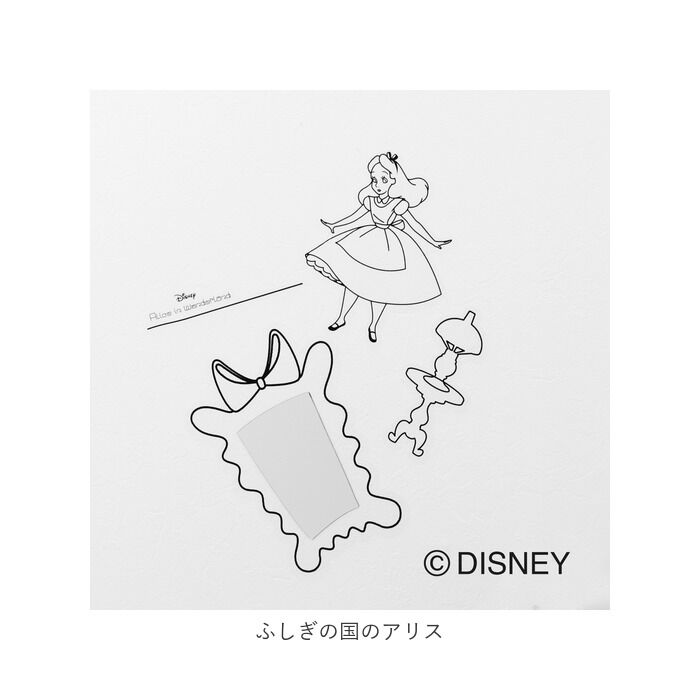 BACKYARD FAMILY「壁掛けミラー ウォールミラー 通販 ディズニー グッズ 鏡 壁 貼る ミラーストーリー」|ミラー|