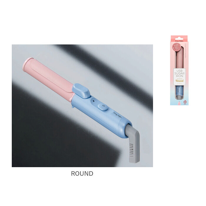 BACKYARD FAMILY「usb ヘアアイロン 通販 ストレート ラウンド ミニ コンパクト ワンカール 携帯 旅行 充電」|その他|