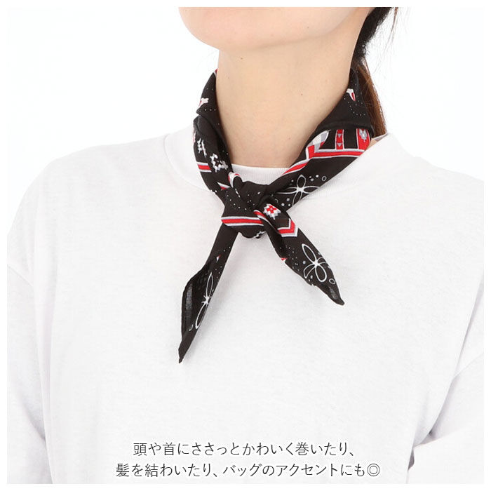 BACKYARD FAMILY「バンダナ 通販 スカーフ 柄 BANDANNA マスク ハンカチ ターバン 帽子 おしゃれ」|マフラー|