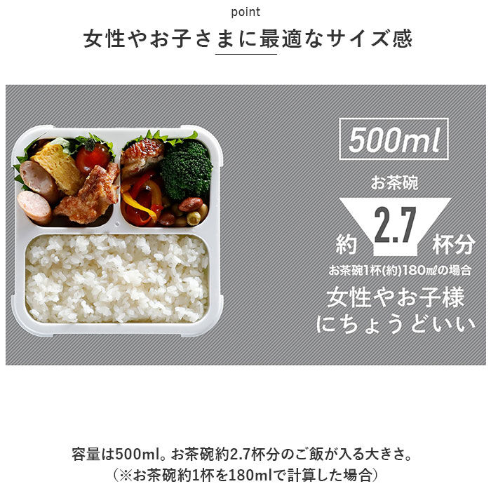 BACKYARD FAMILY「フードマン 抗菌 500 通販 FOODMAN 弁当箱 フードマン弁当箱 ランチボックス スリム」|食器・キッチングッズ|