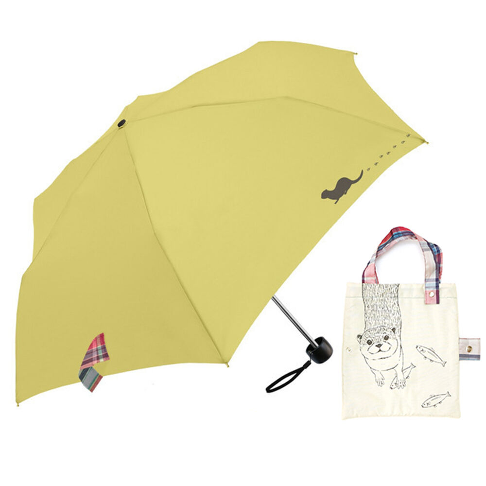 BACKYARD FAMILY「折りたたみ傘 軽量 コンパクト 通販 吸水トートバッグ 雨傘 かさ 折り畳み傘 ミニ傘 置き傘」|傘|イエロー1