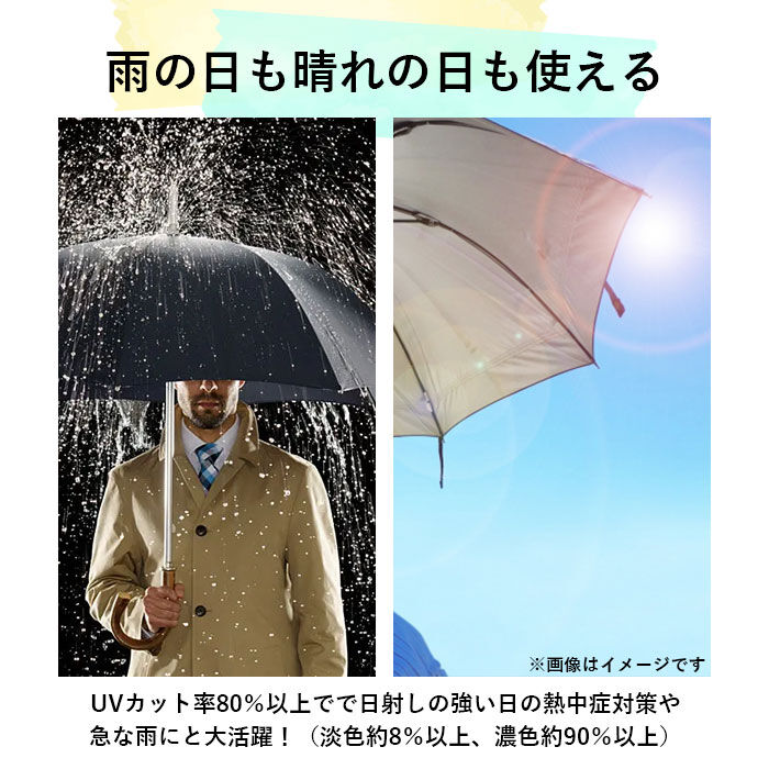BACKYARD FAMILY「長傘 メンズ 耐風傘 16本骨 通販 雨傘 ジャンプ ジャンプ式 ワンタッチ ワンタッチ傘 紳士傘」|傘|