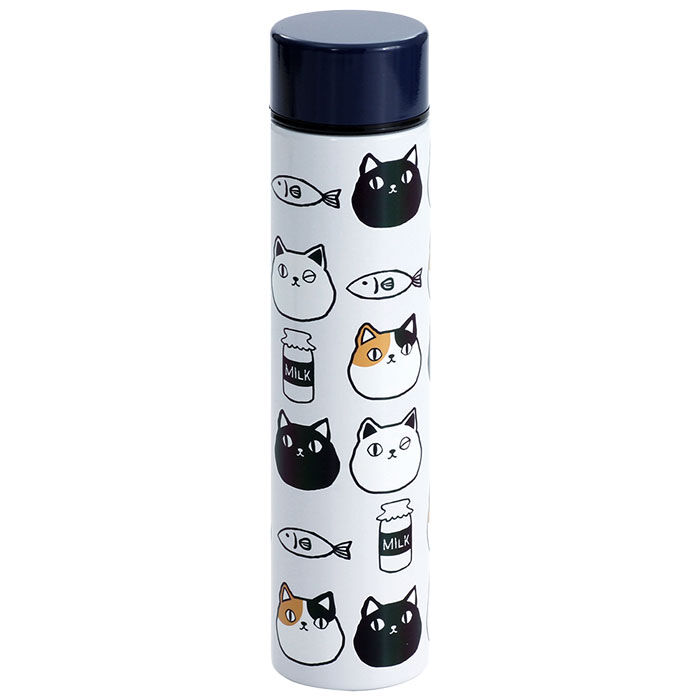 BACKYARD FAMILY「ステンレスボトル ミニ 200ml 通販 水筒 マグ マイボトル 猫3兄弟 猫 三兄弟 マグボトル」|食器・キッチングッズ|