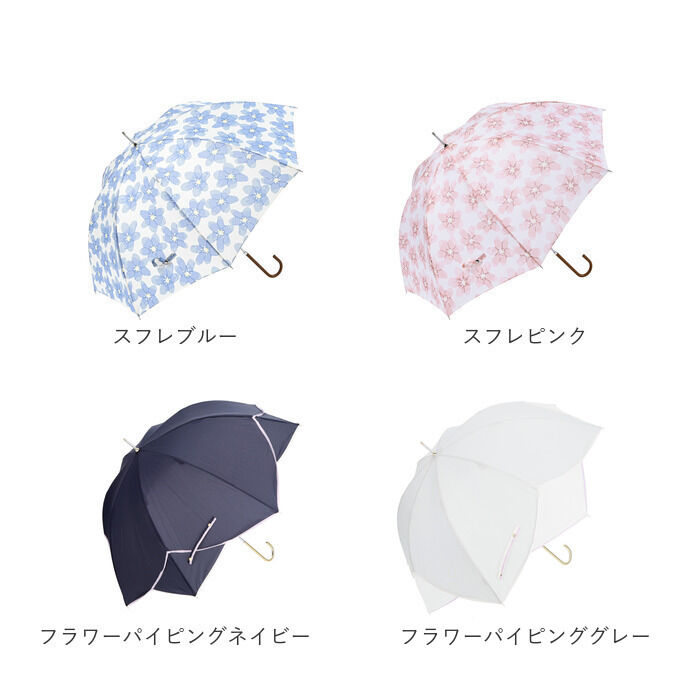 BACKYARD FAMILY「ニフティカラーズ 長傘 通販 nifty colors 傘 レディース 手開き 58cm 雨傘」|傘|