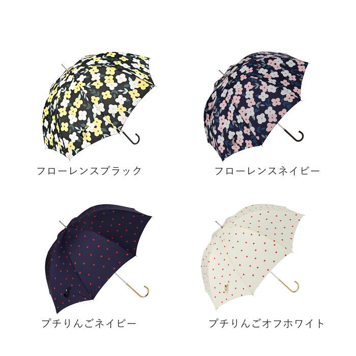 BACKYARD FAMILY「ニフティカラーズ 長傘 通販 nifty colors 傘 レディース 手開き 58cm 雨傘」|傘|