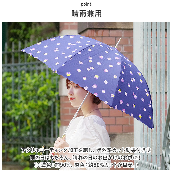 BACKYARD FAMILY「ニフティカラーズ 長傘 通販 nifty colors 傘 レディース 手開き 58cm 雨傘」|傘|