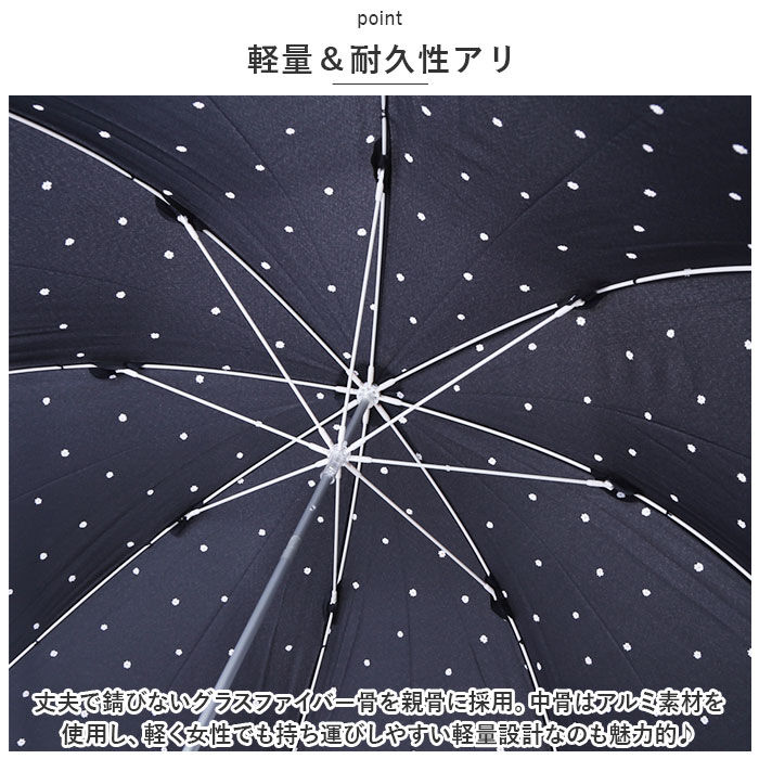 BACKYARD FAMILY「ニフティカラーズ 長傘 通販 nifty colors 傘 レディース 手開き 58cm 雨傘」|傘|