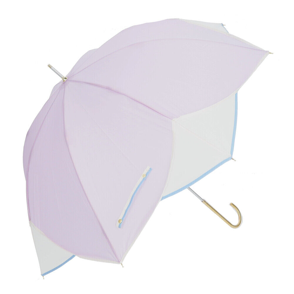 BACKYARD FAMILY「ニフティカラーズ 長傘 通販 nifty colors 傘 レディース 手開き 58cm 雨傘」|傘|パープル1