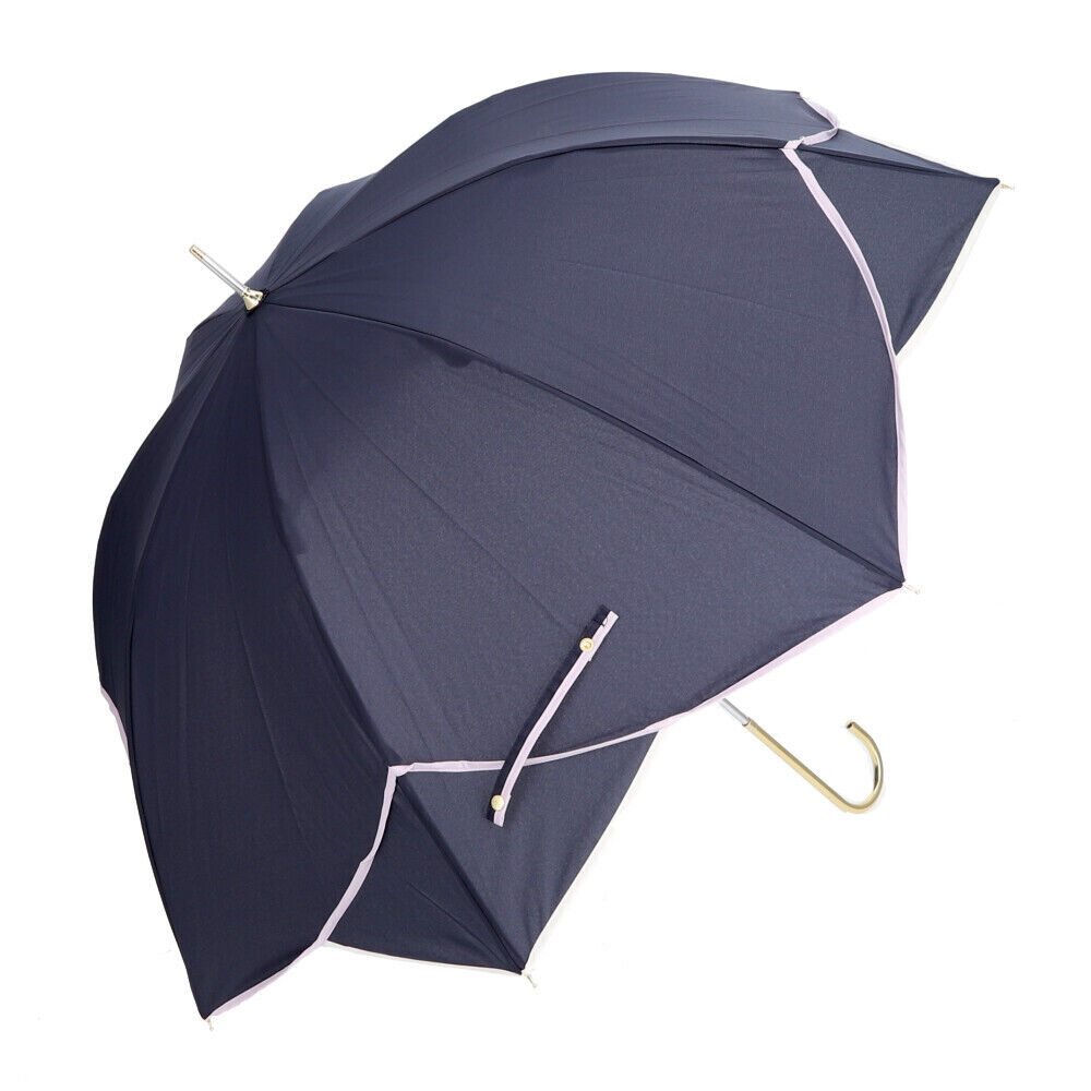 BACKYARD FAMILY「ニフティカラーズ 長傘 通販 nifty colors 傘 レディース 手開き 58cm 雨傘」|傘|ブルー3