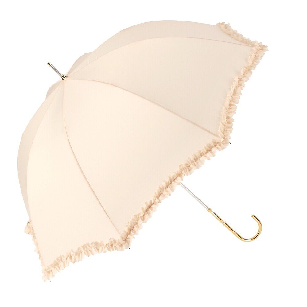 BACKYARD FAMILY「ニフティカラーズ 長傘 通販 nifty colors 傘 レディース 手開き 58cm 雨傘」|傘|ベージュ2