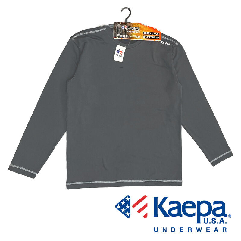 BACKYARD FAMILY「長袖 tシャツ メンズ 通販 Kaepa 長袖丸首シャツ Tシャツ カットソー フリース トップス」|インナー|