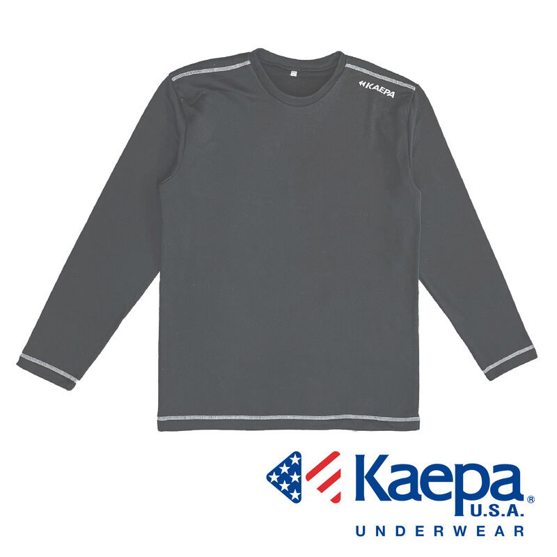 BACKYARD FAMILY「長袖 tシャツ メンズ 通販 Kaepa 長袖丸首シャツ Tシャツ カットソー フリース トップス」|インナー|