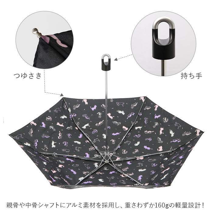 BACKYARD FAMILY「折りたたみ傘 レディース 通販 カラビナ付き 50cm 折り畳み傘 かわいい コンパクト 定番 傘」|傘|