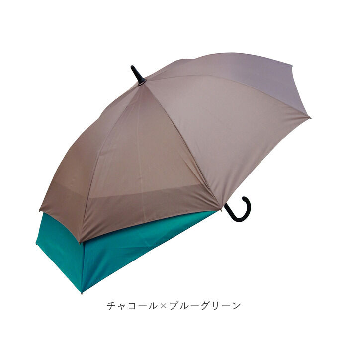 BACKYARD FAMILY「雨傘 レディース 長傘 通販 60cm スライド ワンタッチ ジャンプ式 グラスファイバー」|傘|