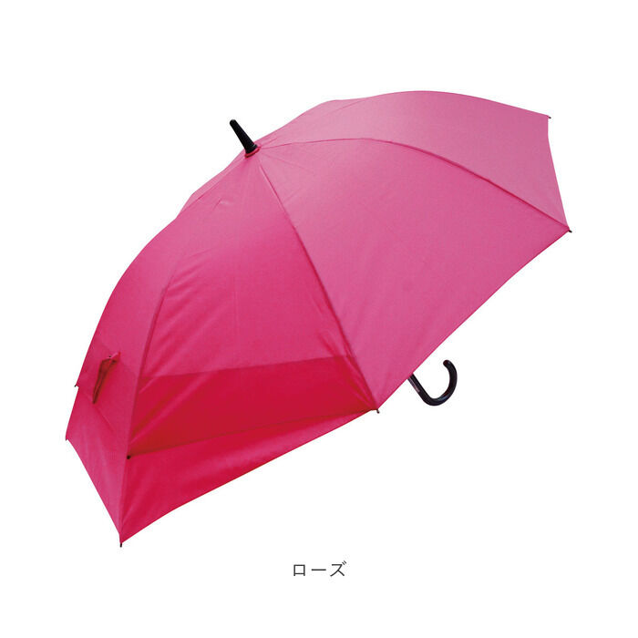 BACKYARD FAMILY「雨傘 レディース 長傘 通販 60cm スライド ワンタッチ ジャンプ式 グラスファイバー」|傘|