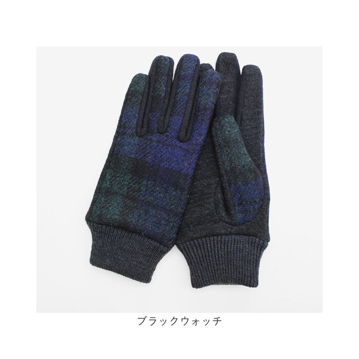 BACKYARD FAMILY「ハリスツイード 手袋 レディース 通販 クロダ KURODA OB70206L7 グローブ」|手袋|