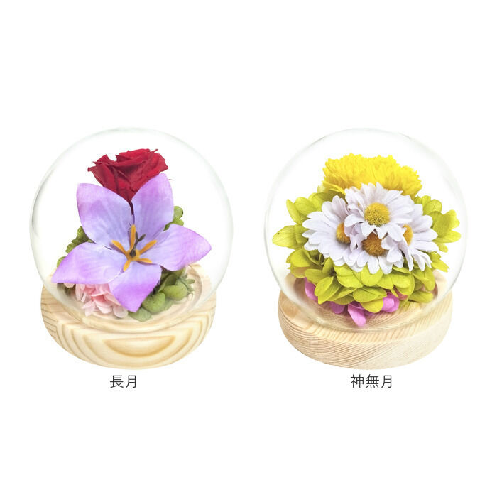 BACKYARD FAMILY「お供え ガラスドーム 供養 仏花 通販 フラワーアレンジメント プリザーブドフラワー」|その他|