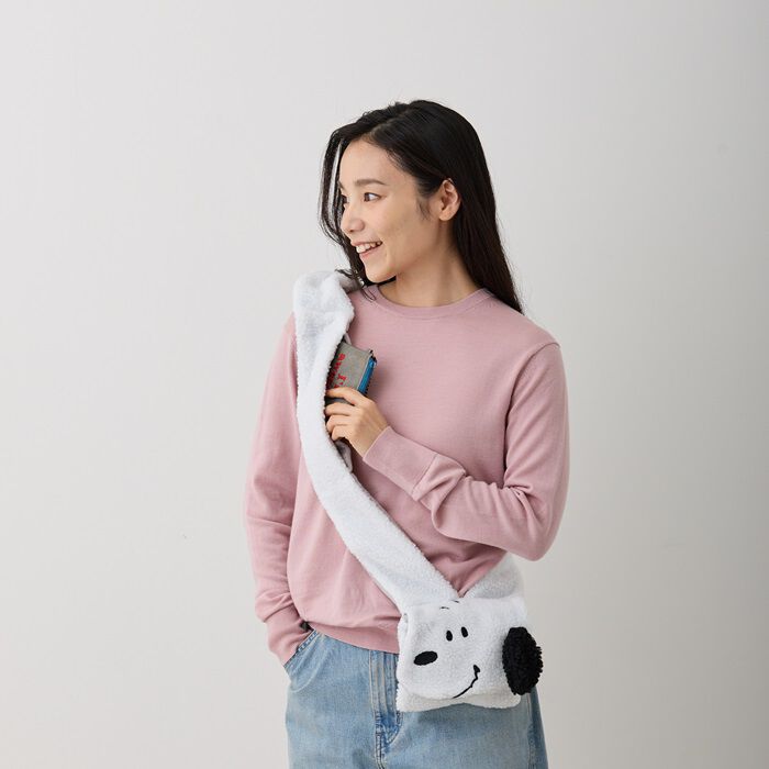 ROOTOTE「ルートート スヌーピー ROOTOTE 8412 通販 マフラー ショルダーバッグ 2way」|ストール|