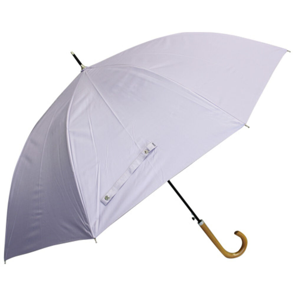 BACKYARD FAMILY「晴雨兼用傘 長傘 遮熱 通販 傘 晴雨兼用 ジャンプ傘 60センチ 60cm 雨傘 日傘 かさ」|傘|パープル1